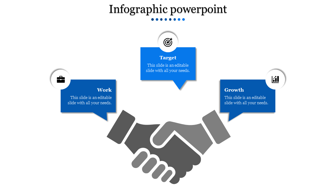 infographic powerpoint-3-Blue